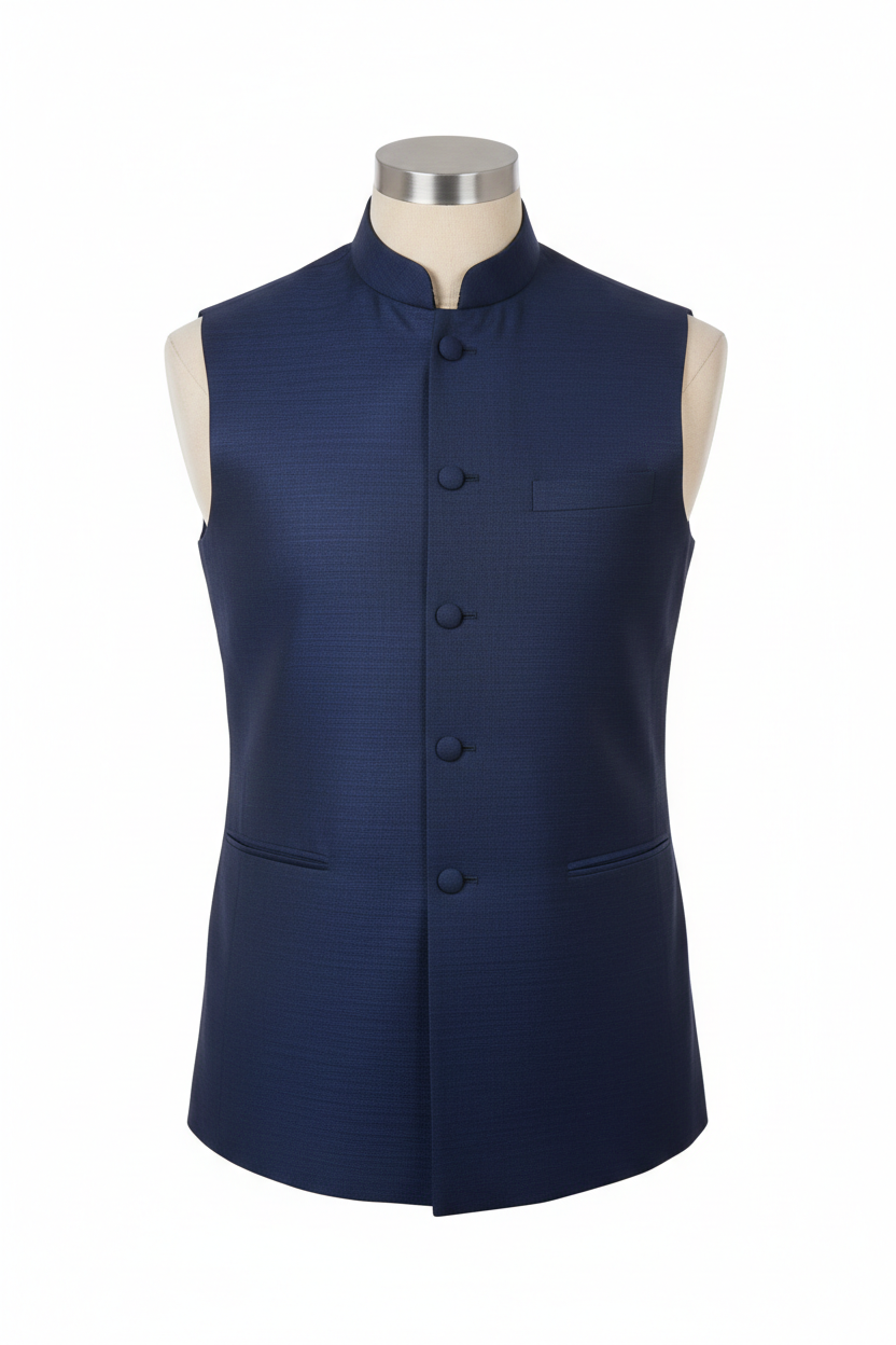 Traditional Nehru Jacket - Front View
